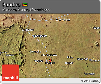 Satellite 3D Map of Pandira