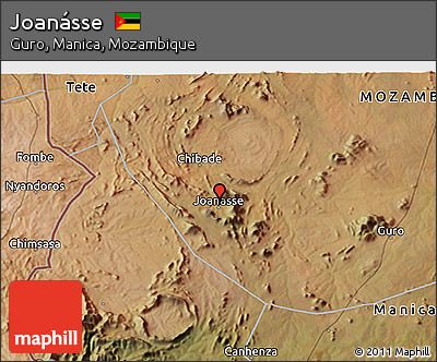 Satellite 3D Map of Joanásse