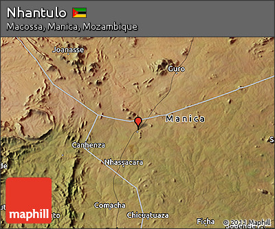 Satellite 3D Map of Nhantulo
