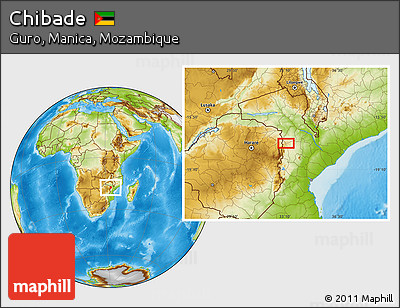 Physical Location Map of Chibade