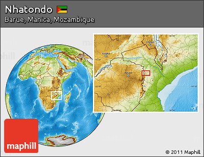 Physical Location Map of Nhatondo