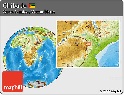 Physical Location Map of Chibade