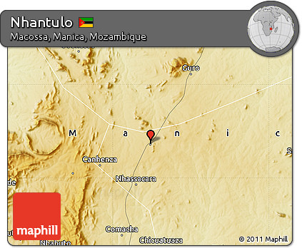 Physical Map of Nhantulo