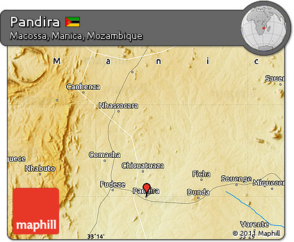 Physical Map of Pandira