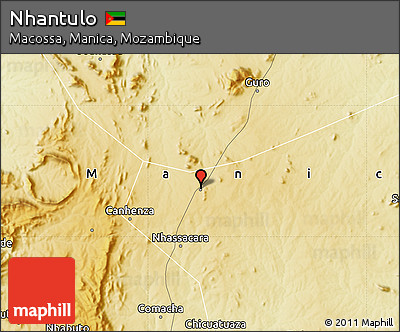 Physical Map of Nhantulo
