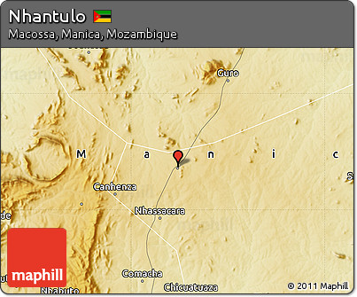 Physical Map of Nhantulo