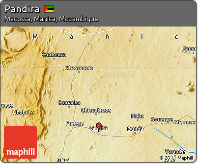 Physical Map of Pandira