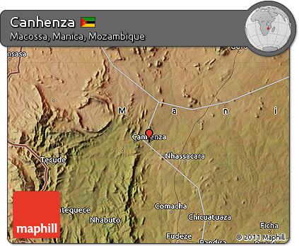 Satellite Map of Canhenza