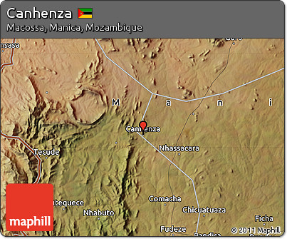 Satellite Map of Canhenza