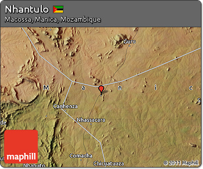 Satellite Map of Nhantulo
