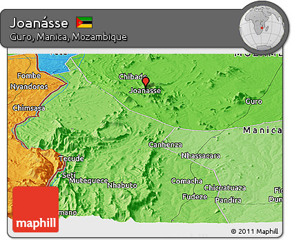 Political Panoramic Map of Joanásse
