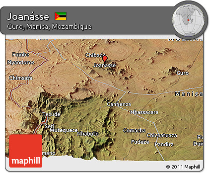 Satellite Panoramic Map of Joanásse