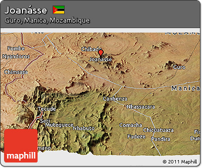 Satellite Panoramic Map of Joanásse