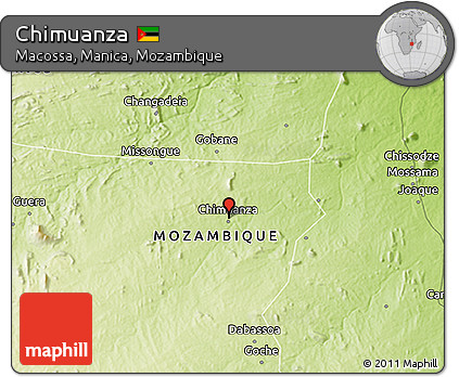 Physical 3D Map of Chimuanza