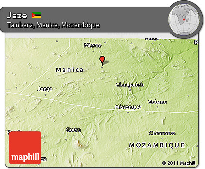 Physical 3D Map of Jaze