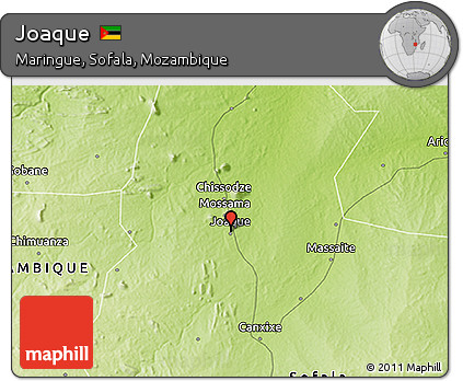 Physical 3D Map of Joaque