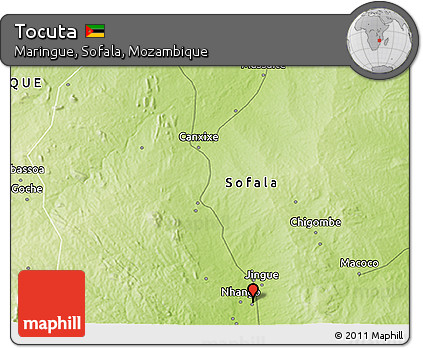 Physical 3D Map of Tocuta