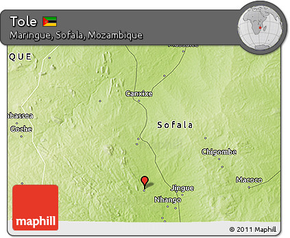 Physical 3D Map of Tole
