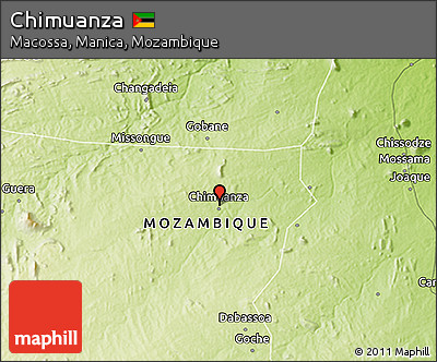Physical 3D Map of Chimuanza