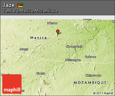 Physical 3D Map of Jaze