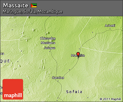 Physical 3D Map of Massaite