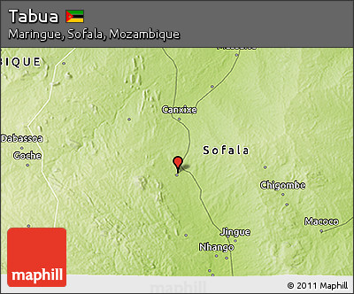 Physical 3D Map of Tabua