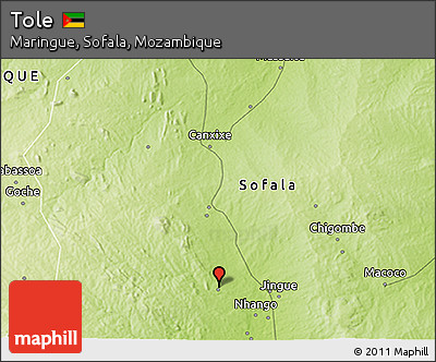 Physical 3D Map of Tole
