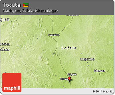 Physical 3D Map of Tocuta