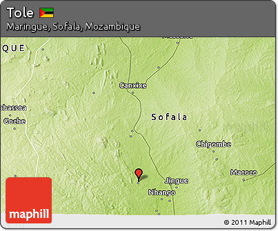 Physical 3D Map of Tole