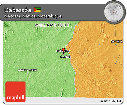 Political 3D Map of Dabassôa