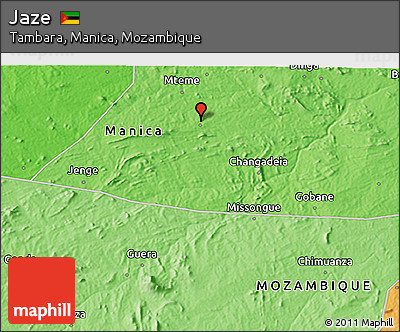 Political 3D Map of Jaze