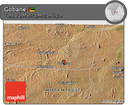 Satellite 3D Map of Gobane