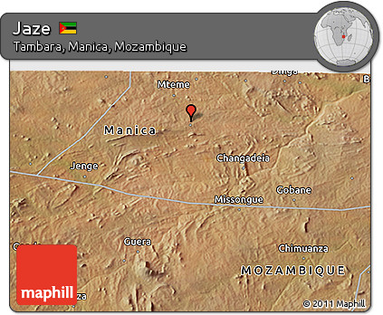 Satellite 3D Map of Jaze