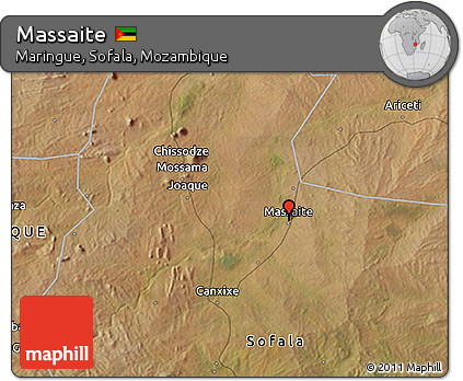 Satellite 3D Map of Massaite