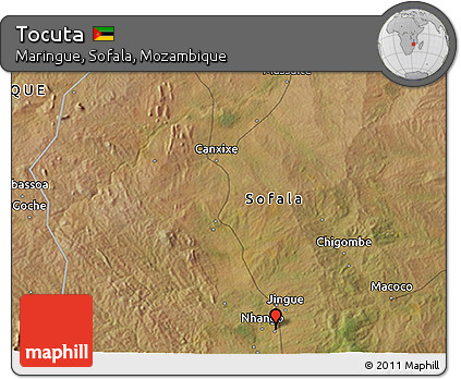 Satellite 3D Map of Tocuta