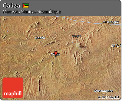 Satellite 3D Map of Caliza