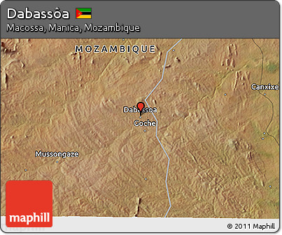 Satellite 3D Map of Dabassôa