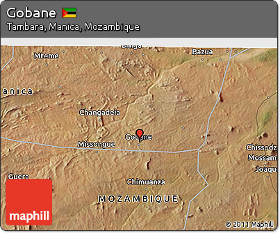 Satellite 3D Map of Gobane