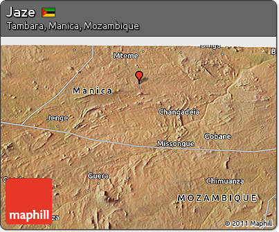 Satellite 3D Map of Jaze