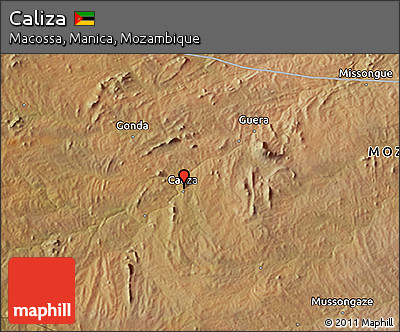 Satellite 3D Map of Caliza