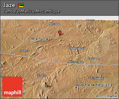Satellite 3D Map of Jaze