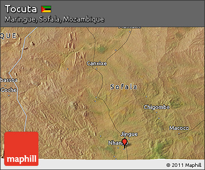 Satellite 3D Map of Tocuta