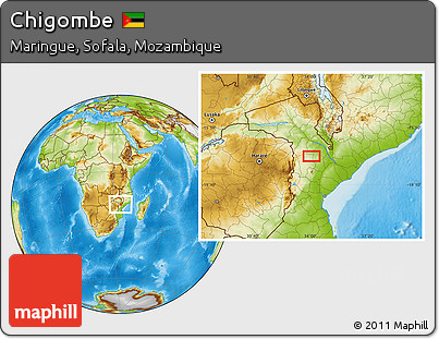 Physical Location Map of Chigombe