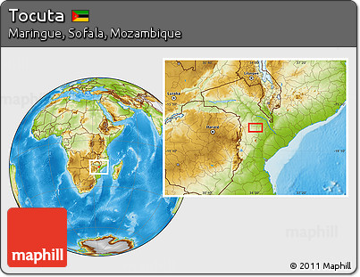 Physical Location Map of Tocuta