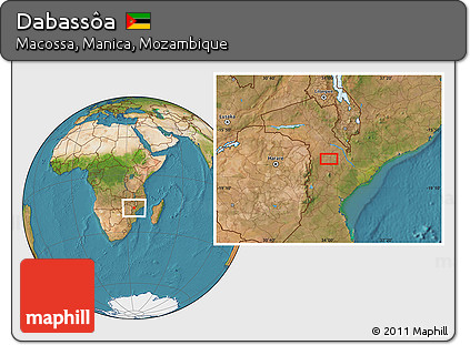 Satellite Location Map of Dabassôa