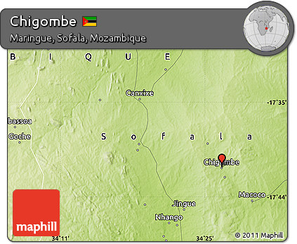 Physical Map of Chigombe