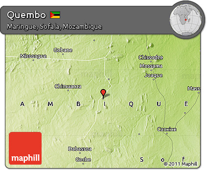 Physical Map of Quembo