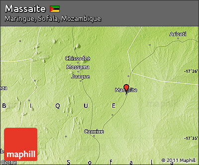 Physical Map of Massaite