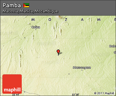Physical Map of Pamba