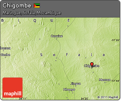 Physical Map of Chigombe